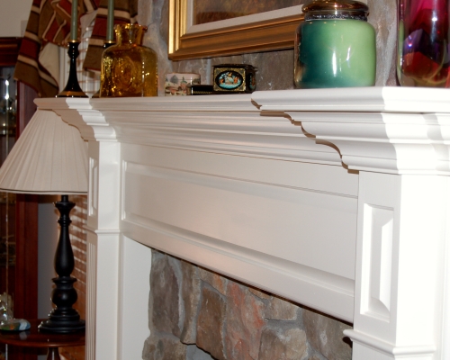 Painted Mantel 47
